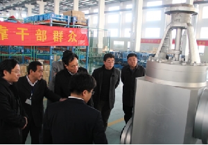 如皋市委書記姜永華調研南通市電站閥門有限公司