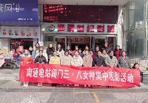 南通電站閥門開展三·八女神集中觀影活動